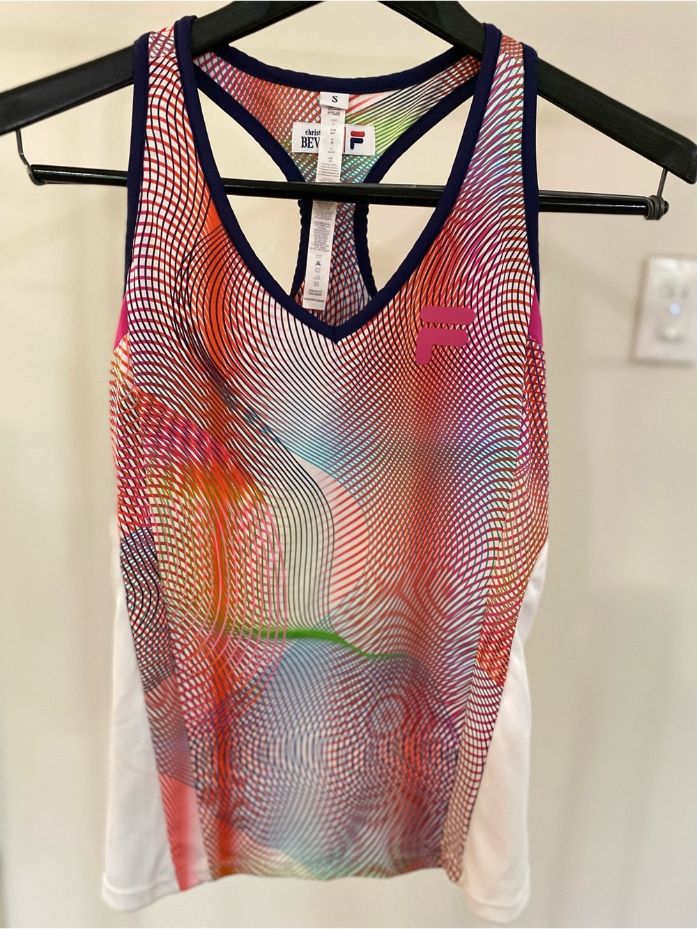 Fila x Christopher Bevans Geometric Racerback Tank Top